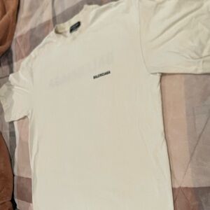 Balenciaga Off-White Short Sleeve Tee